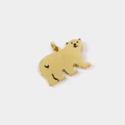 Traveler's Factory Brass Charm Little Bear Edizione Limitata -Stilo Stile Negozio traveler s factory brass charm little bear edizione limitata 2