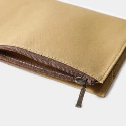 Traveler's Factory Cotton Zipper Case Regular Size Beige -Stilo Stile Negozio traveler s factory cotton zipper case regular size beige 6