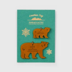 Traveler's Factory Holiday Bear In Pelle Edizione Limitata