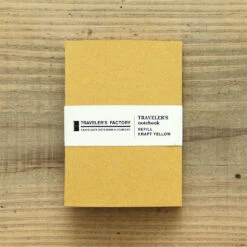 Traveler's Factory Refill Passport Size Kraft Giallo