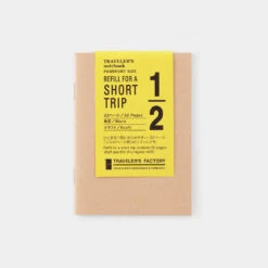 Traveler's Factory Refill Passport Size Short Trip Kraft
