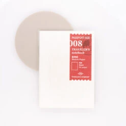Traveler's Notebook Refill 008 Passport Size Quaderno Con Carta Da Disegno