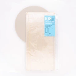 Traveler's Notebook Refill 008 Regular Size Tasca Con Zip