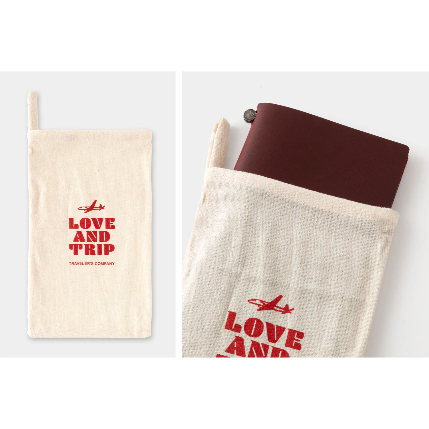 Traveler's Notebook Regular Size Love And Trip Red Edizione Limitata 9 Traveler's Notebook Regular Size Love And Trip Red Edizione Limitata - immagine 9