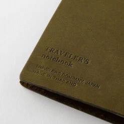Traveler's Notebook Regular Size Olive -Stilo Stile Negozio traveler s notebook regular size olive 4
