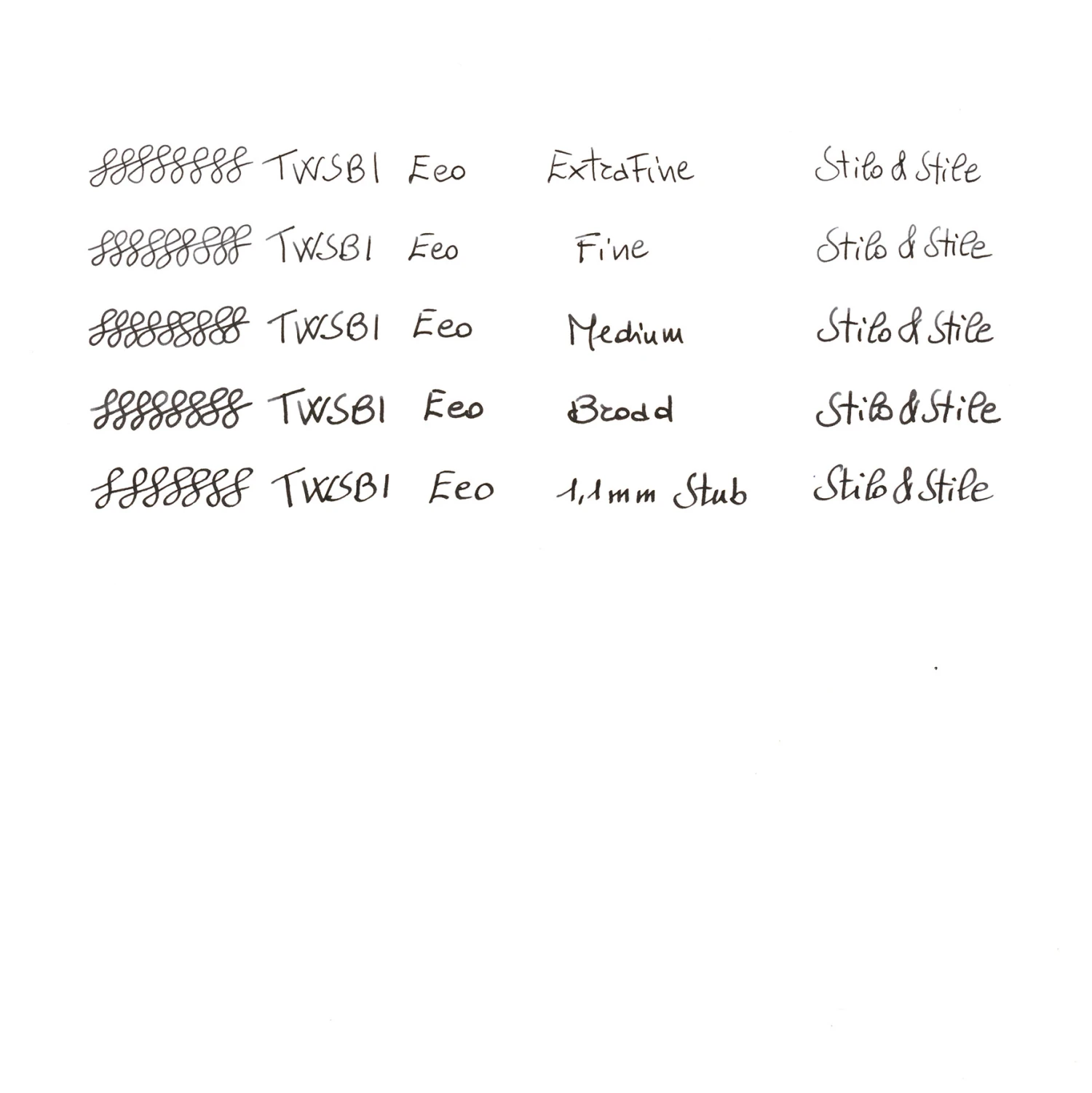 Twsbi Eco Penna Stilografica Slate Blue & Onyx 7 Twsbi Eco Penna Stilografica Slate Blue & Onyx - immagine 7