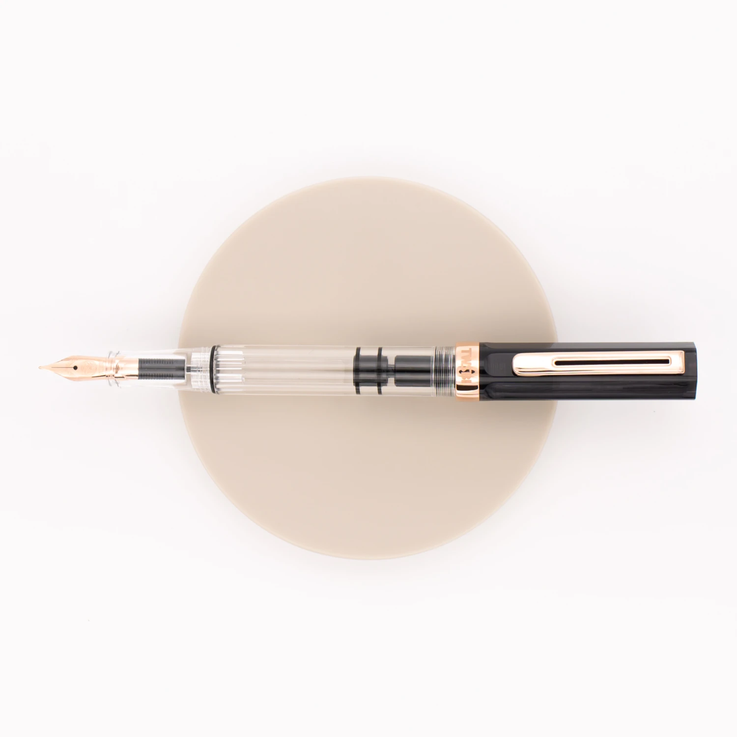 Twsbi Eco Penna Stilografica Smoke & Oro Rosa 2 Twsbi Eco Penna Stilografica Smoke & Oro Rosa - immagine 2