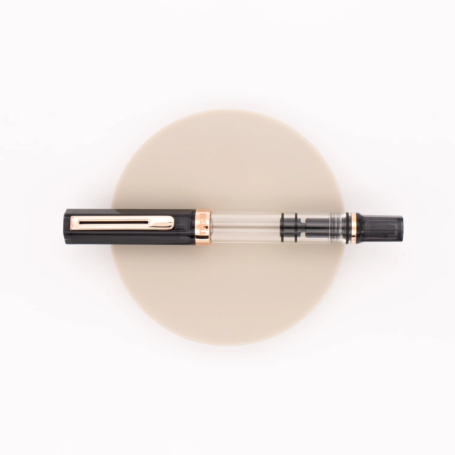 Twsbi Eco Penna Stilografica Smoke & Oro Rosa 3 Twsbi Eco Penna Stilografica Smoke & Oro Rosa - immagine 3