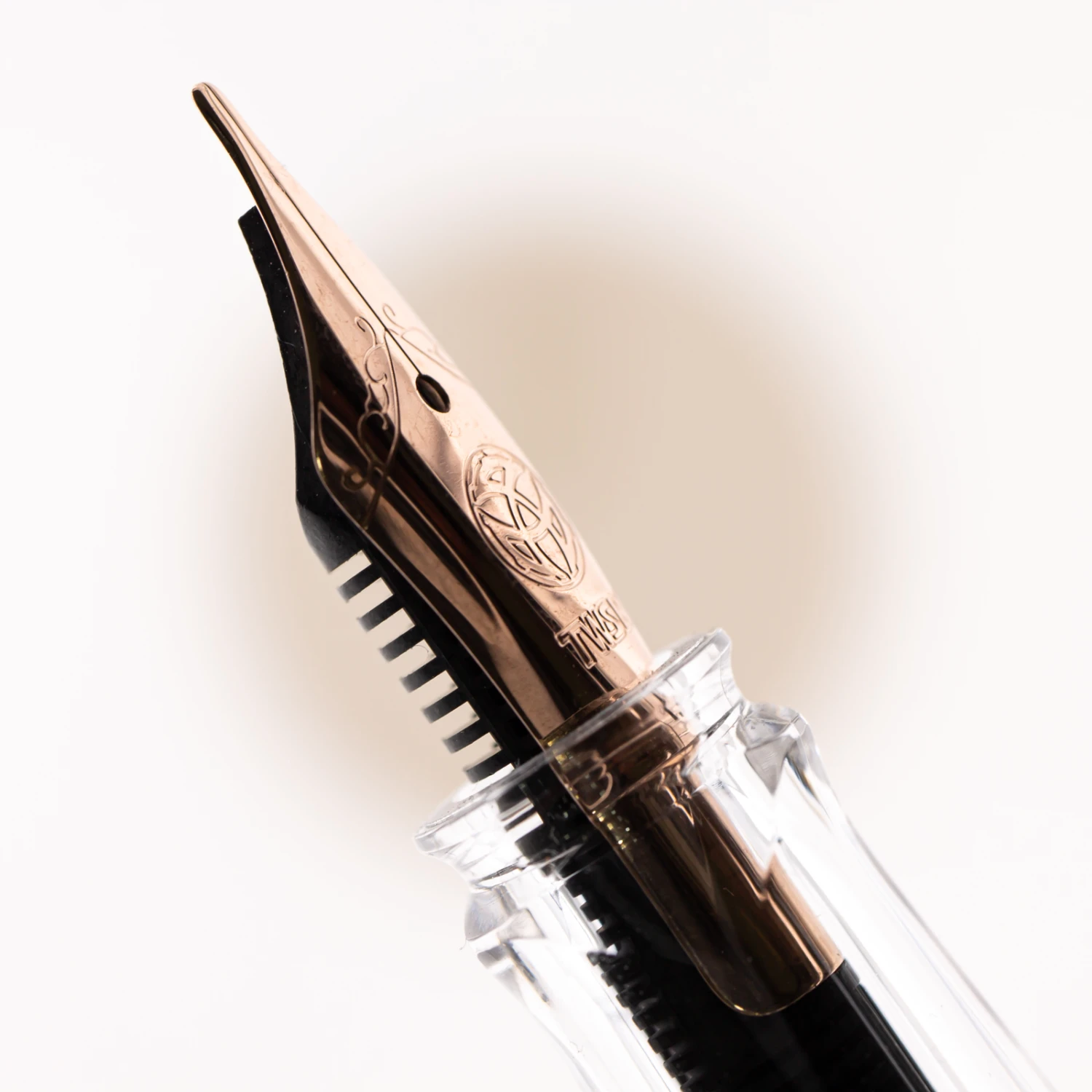 Twsbi Eco Penna Stilografica Smoke & Oro Rosa 4 Twsbi Eco Penna Stilografica Smoke & Oro Rosa - immagine 4