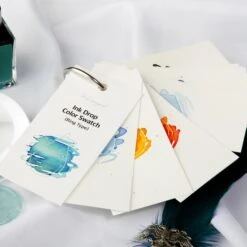 Wearingeul Carte Per Prove Di Inchiostro Con Anello Ink Drop